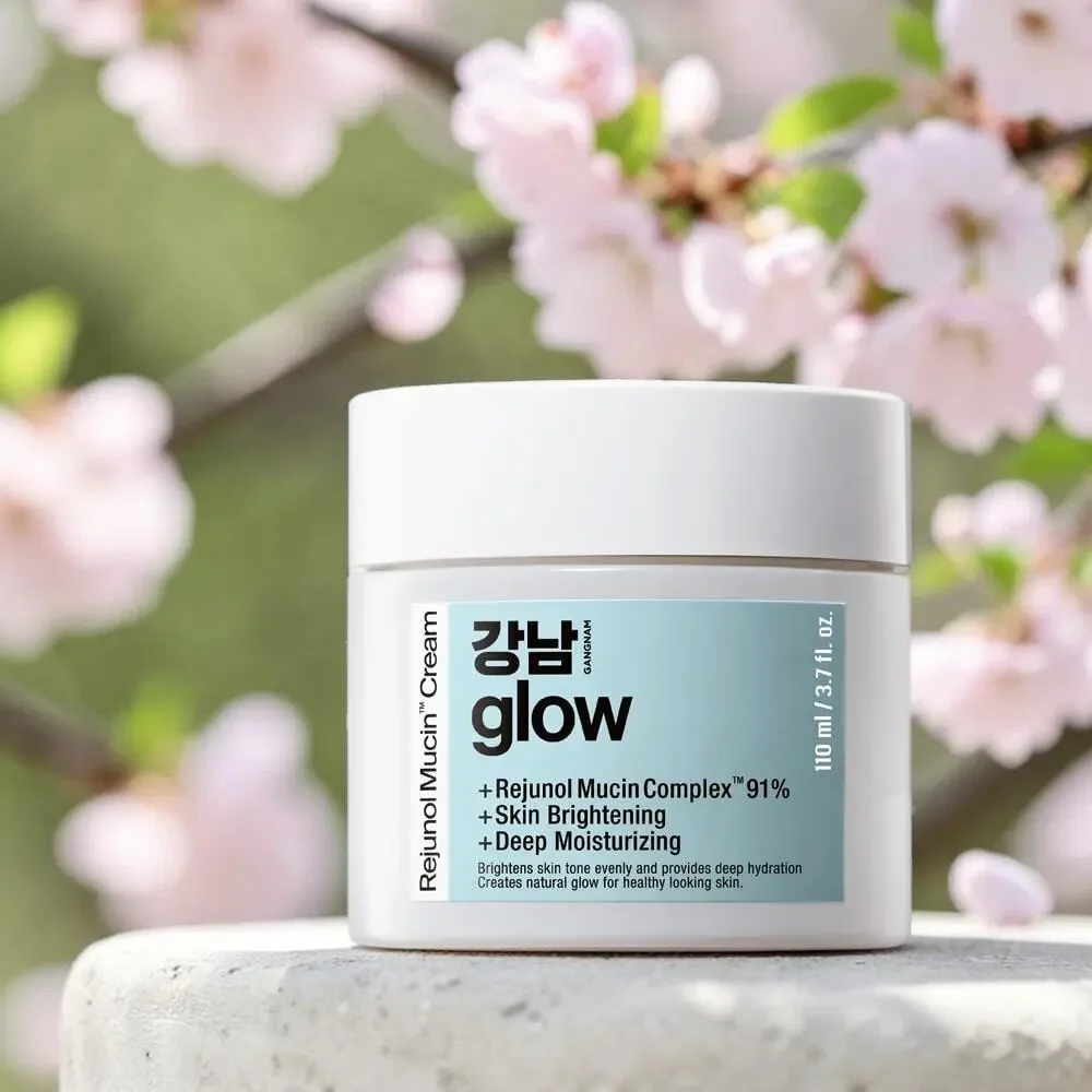 GANGNAM GLOW Rejunol Mucin PDRN Facial Cream 3.7 oz Snail Mucin K-Beauty